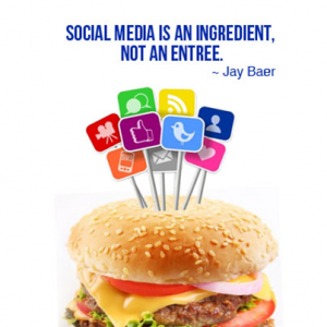 social media is an ingredient