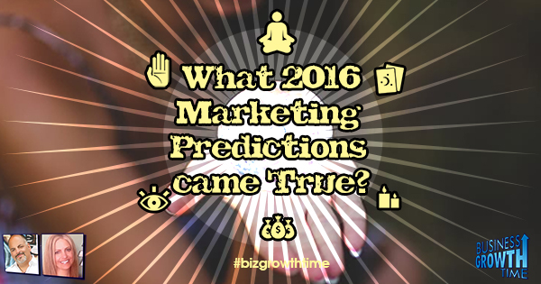 Episode 76 – 2016 Predictions-Did They Come True?